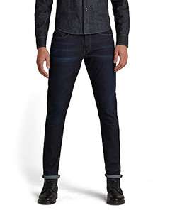 G-STAR RAW, Mens 3301 Regular Tapered Jeans, Blue (dk aged 7209-89), 32W / 30L £24 @ Amazon