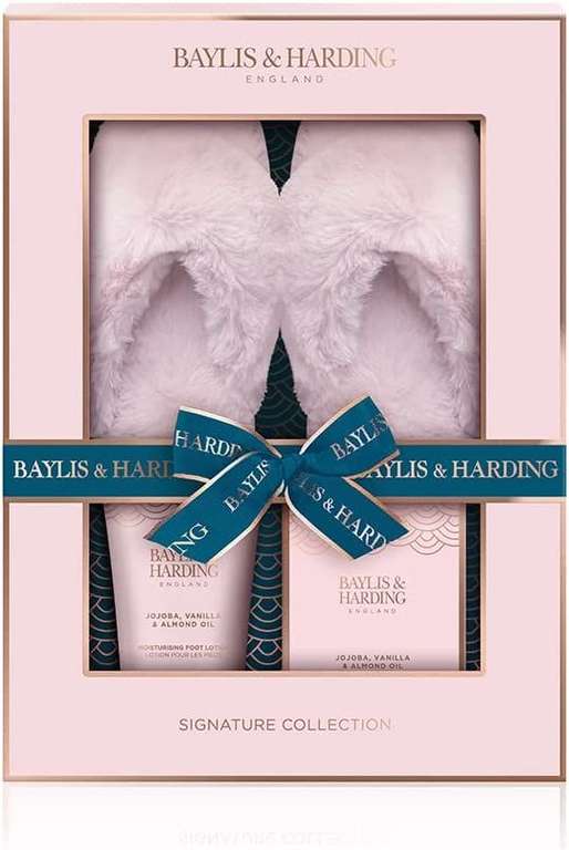 Baylis & Harding Jojoba, Vanilla & Almond Oil Signature Collection Luxury Slipper Gift Set @ Tesco Sutton Coldfield