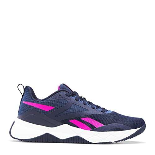 Reebok Women's Nfx Trainer Sneakers, Vector Navy Batik Blue Proud Pink, £24.99 or £22.49 with Student Prime @ Amazon
