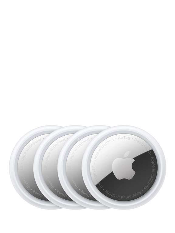 Apple AirTag, Bluetooth Item Finder, 4 Pack - 2 year guarantee included