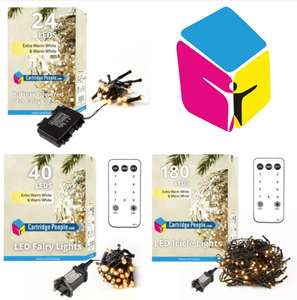 3 For 2 Own Brand Christmas Lights + an extra 15% off with Voucher @ Cartridge People