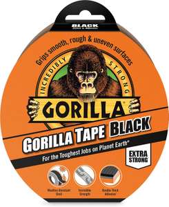 Gorilla Tape Black 32m (26p p/m) £8.55 @ Amazon