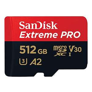 SanDisk 512GB Extreme PRO SDXC card + RescuePro Deluxe up to 200 MB/s UHS-I Class 10 U3 V30 - Sold by TRD Wholesale / FBA