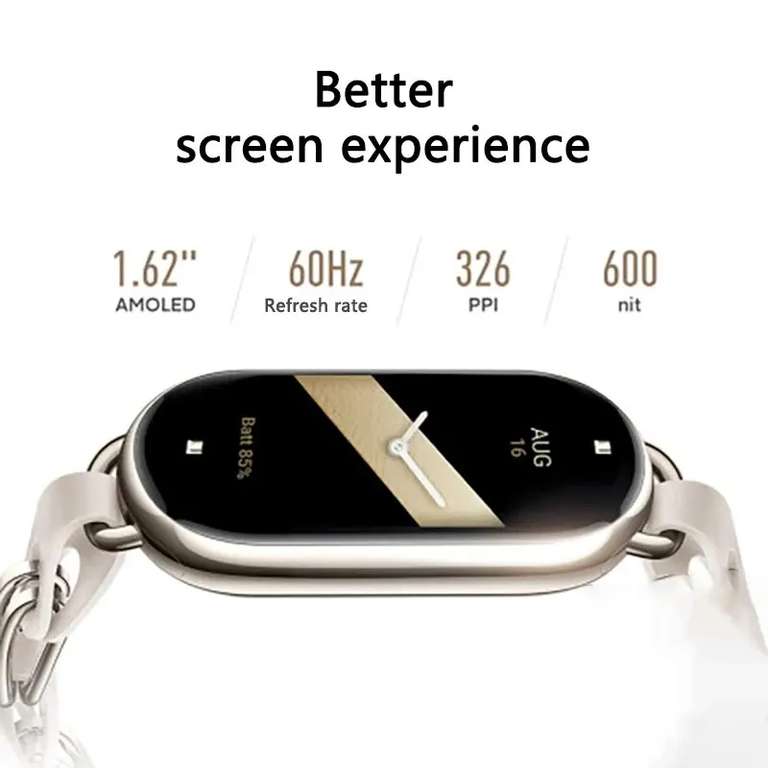 Xiaomi Mi Band 8 Smart Bracelet AMOLED Screen Blood Oxygen Fitness Traker, using code @ Cutesliving Store