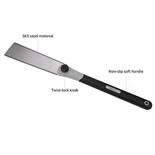 Amazon Basics – 2-Piece Pull Hand Saw with Double Edge Blade Cutting For Woodworking (24 cm & 33.02 cm) - £13.29 @ Amazon