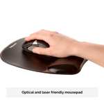 Fellowes Mouse Mat Wrist Support - Black