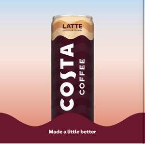 Free Costa Latte 250ml Can for Coop Members (extra in app offer for all members)