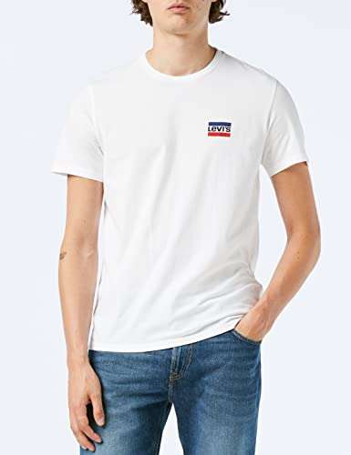 Levi's Men's 2-Pack Crewneck Graphic Tee T-Shirt (Pack of 2) XS, S and L £17 @ Amazon