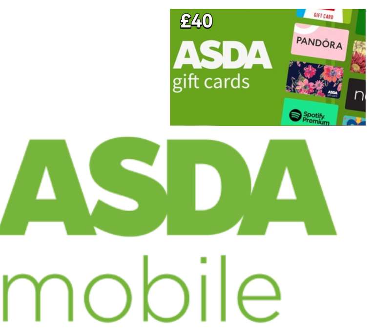 Get 5GB Data (Vodafone Network With EU Roaming) For £7pm (1m Contract) + £40 Asda Gift Card After Month 3 (New Customers)