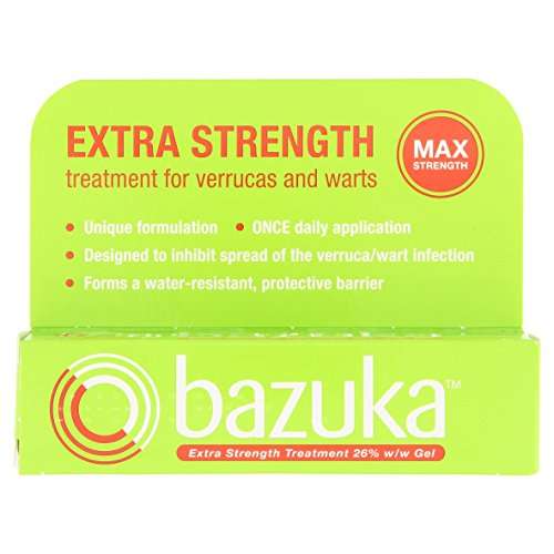 Bazuka Extra Strength Treatment Gel For Veruccas & Warts, 6g Delivered Sold & Fulfilled By 121Pharmacy