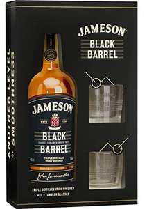 Jameson Black Barrel Irish Whiskey Glasses Gift Set, 70 cl £28.29 @ Amazon