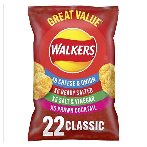 Walkers Classic 22 x 25g - £3.50 at checkout (Usually dispatched within 1 to 4 weeks) @ Amazon