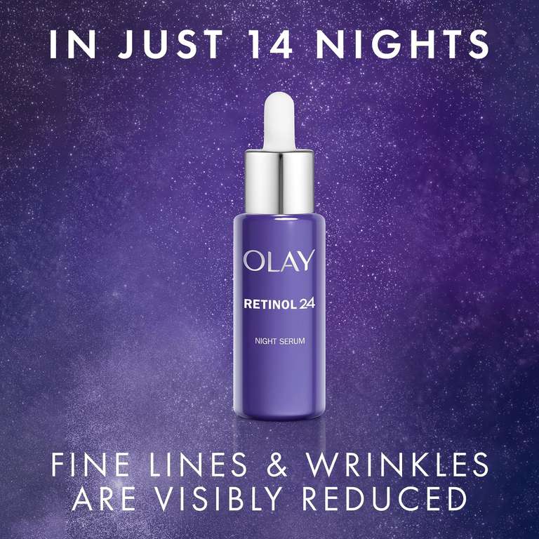 Olay Retinol Serum For Face, 24 Night Serum With Retinoid Complex + Vitamin B3 Dispatched and Sold by The Traderhub