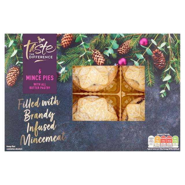 Sainsbury's Taste the Difference Mince Pies - 6 Pack = Ipswich