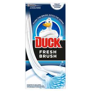 Duck Fresh Brush Toilet Cleaning System Holder - £2.99 @ Asda