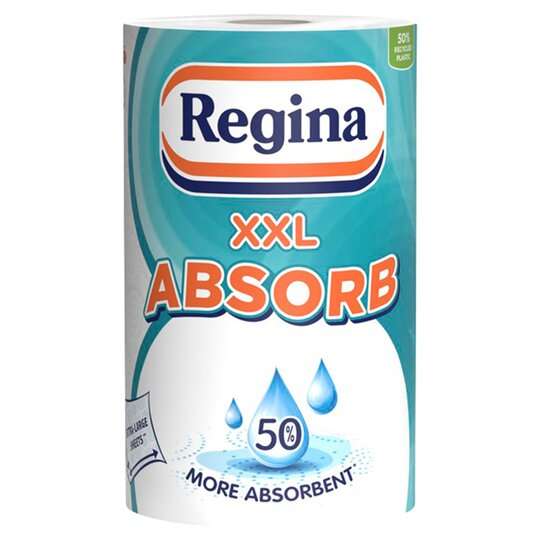 Regina Xxl Absorb Kitchen Towel 1 Roll - £1.25 with coupon in Tesco Magazine Clubcard Price @ Tesco