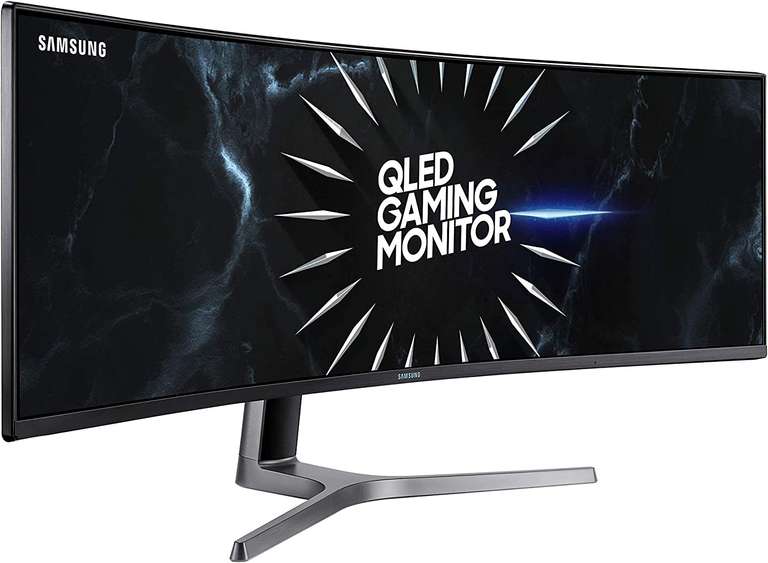 Samsung Odyssey G9 C49RG90SSR - QLED monitor - curved - 49" (48.8" viewable) - 5120 x 1440 Dual Quad HD @ 120 Hz - VA - 1000 cd/m²