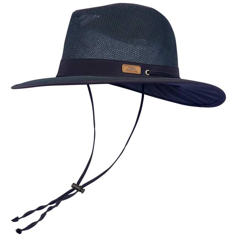 Trespass Unisex Panama Hat Classified Woven Hat with UPF 50+, Navy/ Khaki S/M & M/L