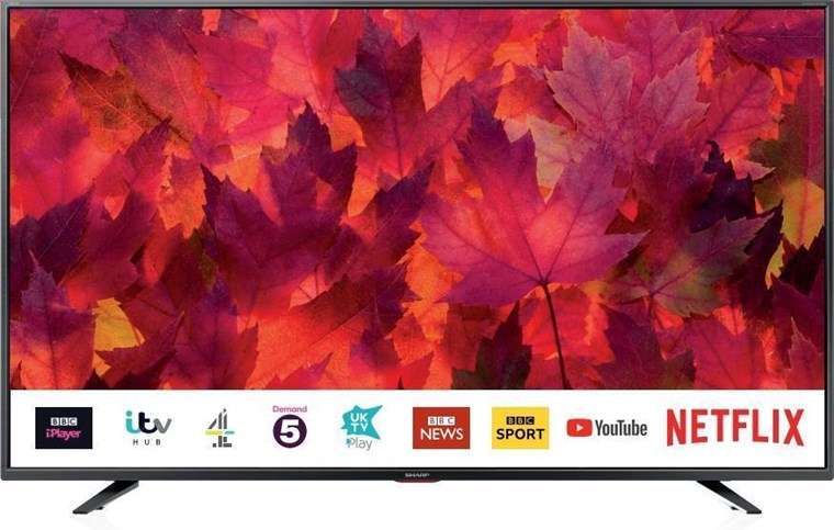 50 inch 4k ultra HD smart TV £237.30 @ Tesco St Stephens