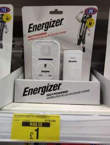 Energizer Kinetic Doorbell - Crewe