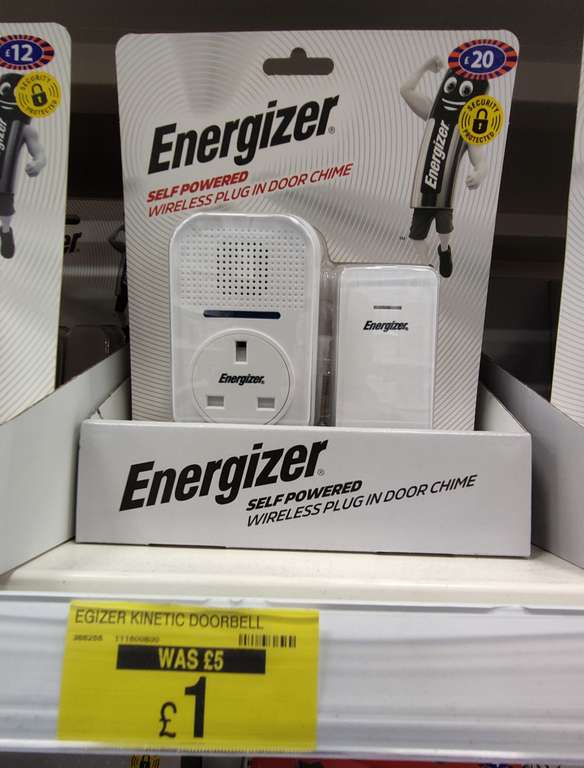 Energizer Kinetic Doorbell - Crewe