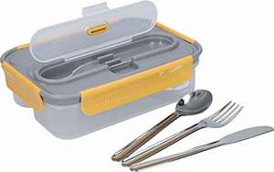 Built Bento Leakproof Lunch Box with Stainless Steel Cutlery, Plastic, 23.5 x 17 x 6.5 cm £7.49 at Amazon