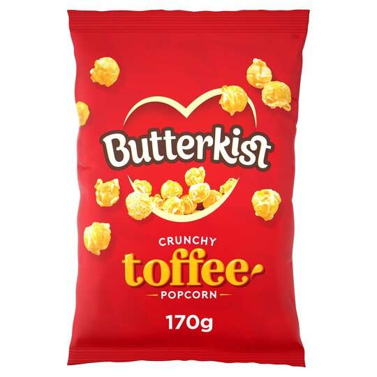 Butterkist Toffee Popcorn 170G £1.50 Clubcard Price @ Tesco