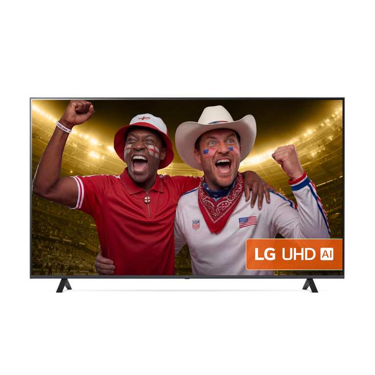 LG 75UR78006LK 75-Inch 4K Ultra HD Smart TV, α5 AI processor 4K Gen6, Freeview Play and Amazon Alexa