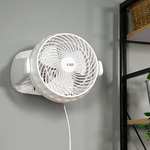 Russell Hobbs 8" high Velocity Plastic Freestanding/Wall Mounted Desk Fan