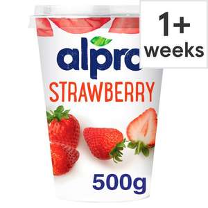 Alpro Strawberry Yogurt Alternative 500G (clubcard price) £1.50 @ Tesco