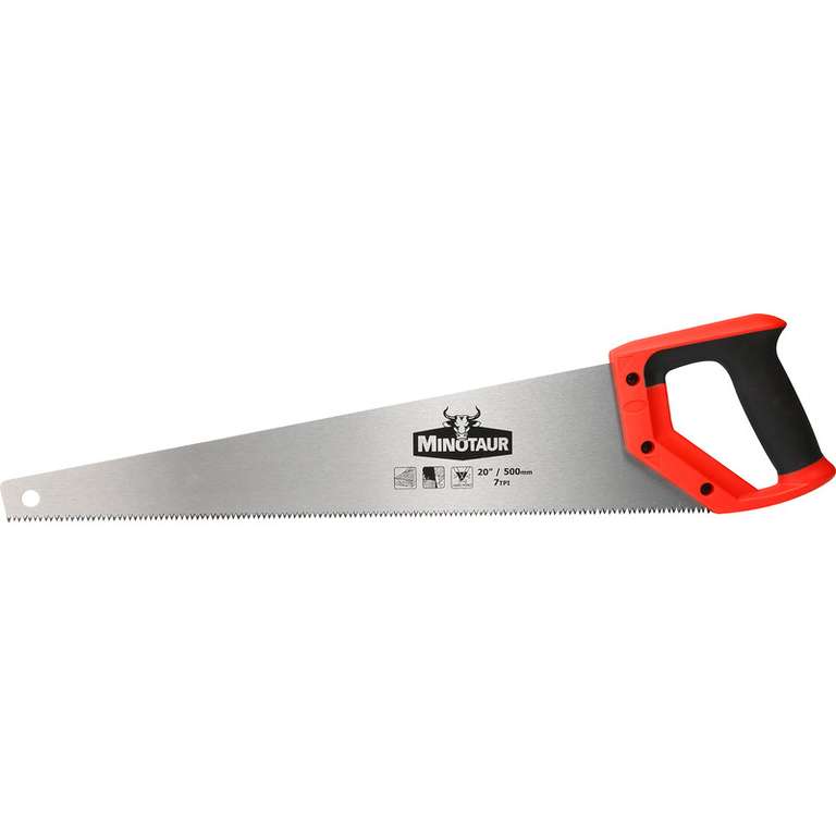 Minotaur First Fix Handsaw 500mm (20") - £4.78 with free click & collect @ Toolstation