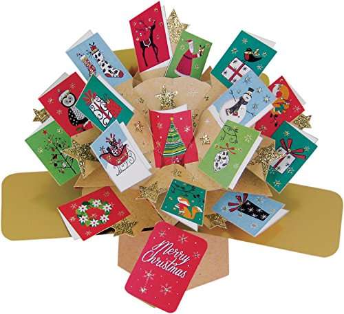 Second Nature Pop Up Mini Christmas Card, XPOP022 - £2.99 - Sold and Fulfilled by Katez Cardz and Giftz @ Amazon