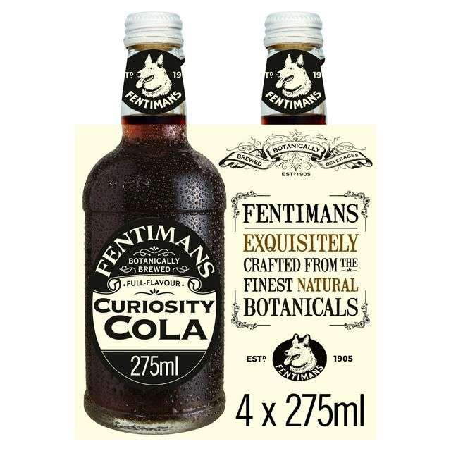 Fentimans Curiosity Cola 4x275ml £1.50 @ Sainsbury's fulham wharf
