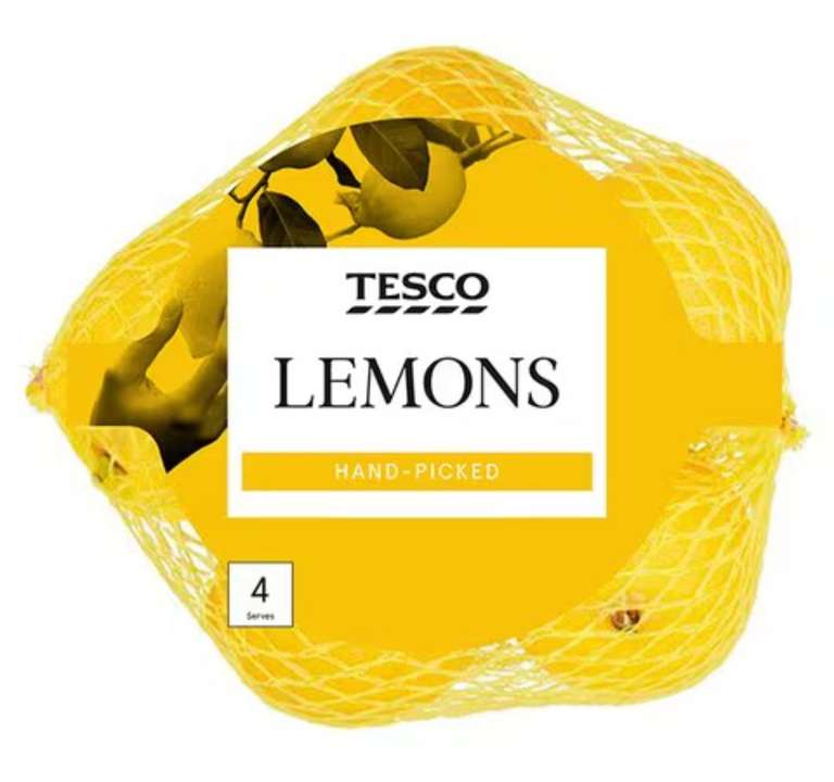 Tesco Lemons 4 Pack | Clubcard price
