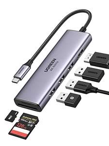 UGREEN USB C Hub £20.99 with Voucher sold by UGREEN FB Amazon