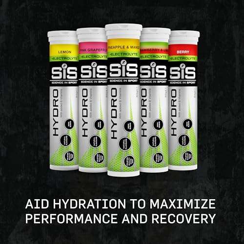 Science In Sport Hydro Hydration Tablets, Gluten-Free, Zero Sugar, Berry Flavour Plus Electrolytes, £20.39 S&S ONLY (20 x 8 Bottles)