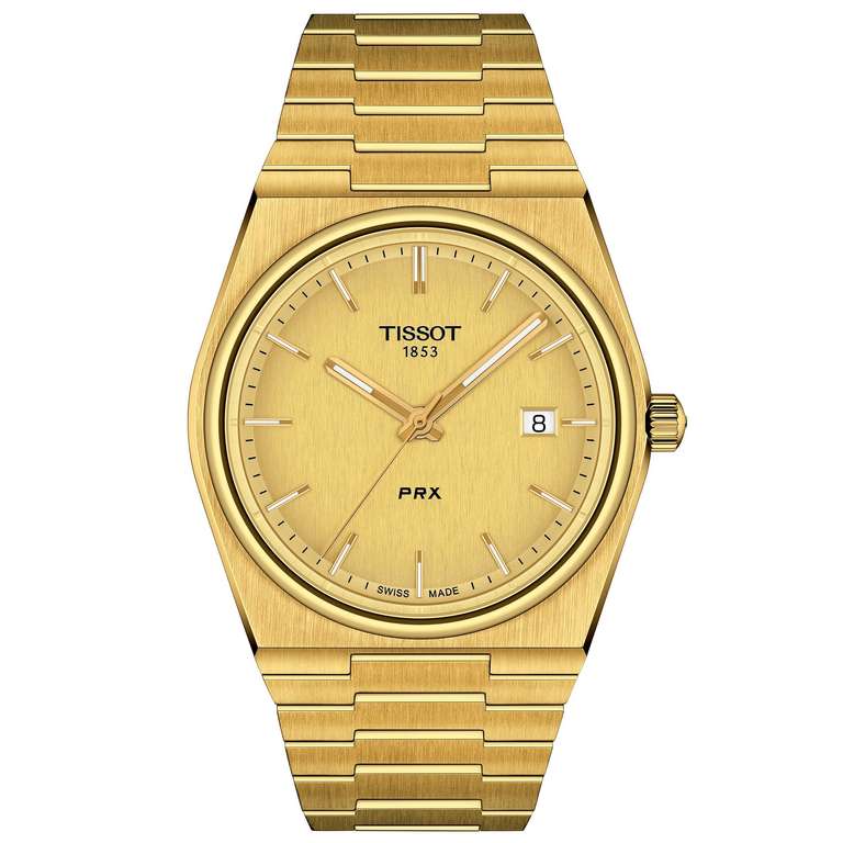 TISSOT T1374103302100 PRX Gold Stainless Steel Watch £270.94 @ Tic Watches