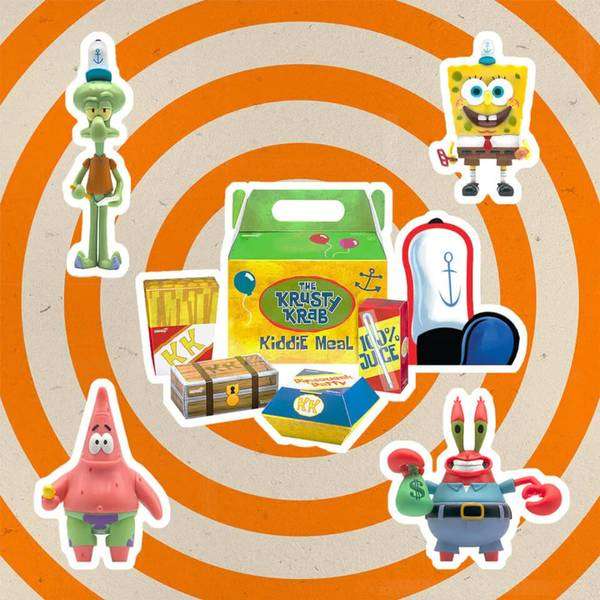 Super7 SpongeBob SquarePants ReAction Action Figure 4-Pack - £24.99 (+£1.99 Delivery) @ Zavvi