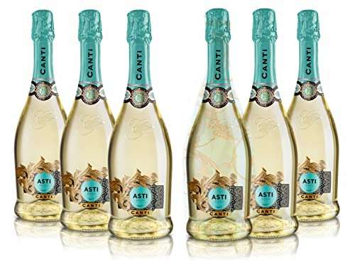 Canti Asti D.O.C.G. Liberty Spumante - Italian Sparkling Wine 6 x 750 ml - £25.49 S&S (ABV 8%)