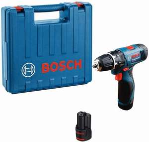 Bosch Professional 12V System Cordless Combi Drill GSB 120-LI + 2 x 1.5 Ah Battery, Charger GAL 1210 CV £59.99 Prime Exclusive @ Amazon