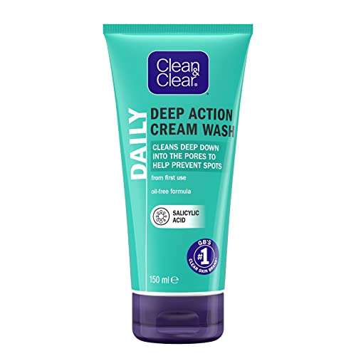 Clean & Clear Deep Action Wash 150 ml - £2.30 / £1.75 with subscribe and save + 15 % off voucher @ Amazon