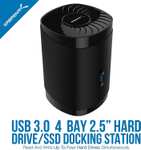 SABRENT ‎DS-4SSD 4 bay hard drive docking station with active cooling ( 2.5" SSD / USB 3.0 ) Sold by Store4PC-UK FBA