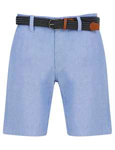 Men’s Stretch Cotton Chino Shorts With Belt £12.60 with Code (+£1.99 delivery/ Free if you spend £30) @ Tokyo Laundry shop