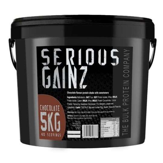 Serious Gainz protein powder 5kg w/code