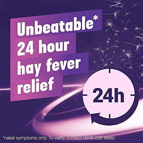 BENACORT Nasal Spray, 24hr Hay Fever Relief, Alcohol Free - 60 Sprays, 10ml - £5.39 S&S