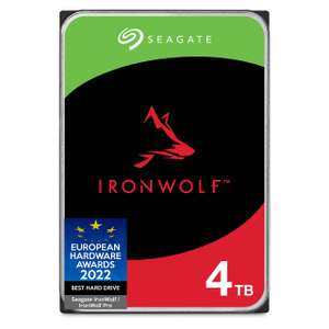 Seagate IronWolf, 4TB, NAS, Internal Hard Drive, CMR 3.5" £77.99 @ Amazon