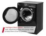 Hoover H-Wash 300 Freestanding Washer Dryer, WiFi Connected, 8 kg/5 kg Load, 1400 rpm, Black H3DS4855TACBE
