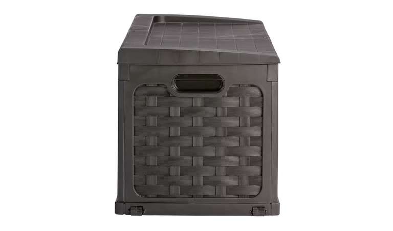McGregor 280L Rattan Storage Box - Black - Free C&C