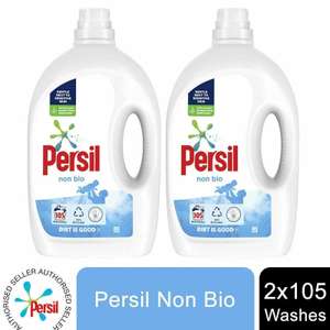 Persil Non-Bio Liquid Washing Detergent - 105 Washes x2 (210 Washes) - £19 Delivered / 4 Bottles 420 Washes £33.99 @ avantgardebrands / eBay
