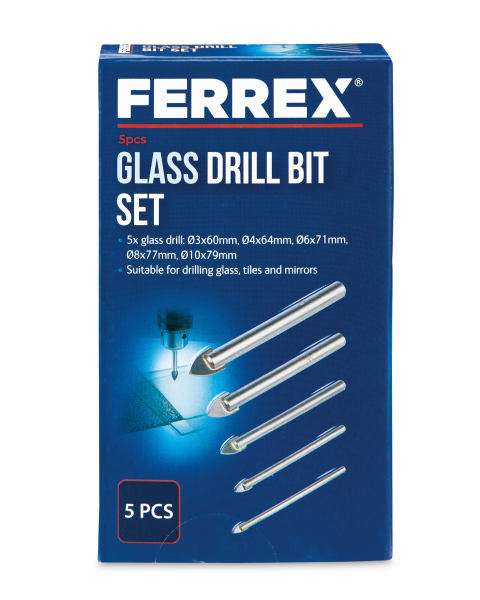 Ferrex Glass Drill Bit Set - £4.99 + £2.95 delivery @ Aldi